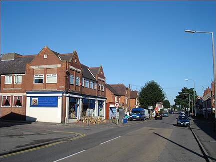 Wellingborough Road with former Co-op building