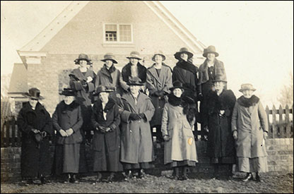 unknown group of women