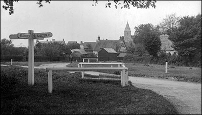a view from the Melchbourne road about 1940