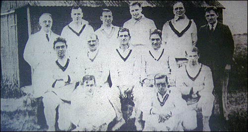 Baptist Cricket Club in May 1930