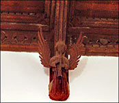 Picture of an angel on the Angel Roof