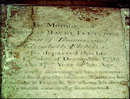 Floor Stone Memorial to Thomas Havey Fletcher 