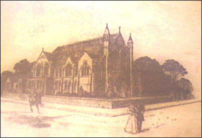 The New Chapel from the Architect’s Plans