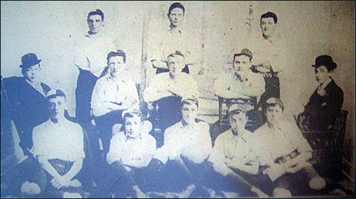 Wesleyan football team c1895