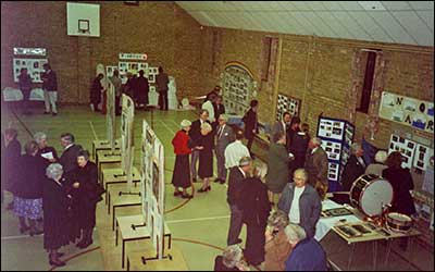 displays in the hall