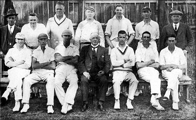 CWS shoe factory cricket team about 1928-30