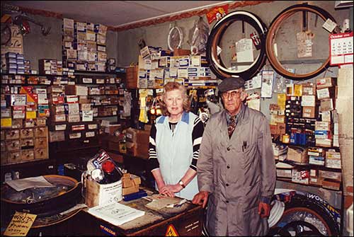 Inside the shop in 1994