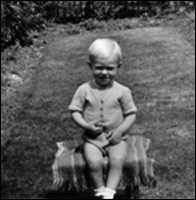 Picture of Alan Iliffe aged 2 years, taken in 1947.
