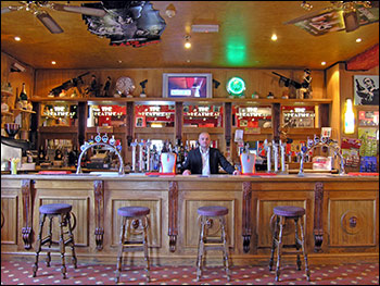 The bar and lounge