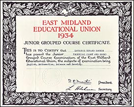 1934 certificate