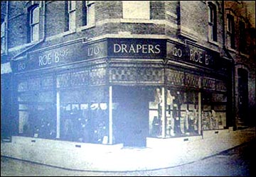 Roe Bros. drapers shop.