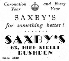An advert from 1953
