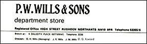 Later style of letterhead