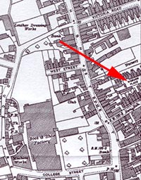 1927 map showing Woburn Place