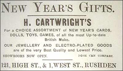 Cartwright's advert