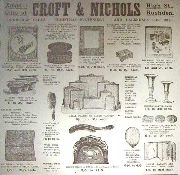 Croft & Nichols advert