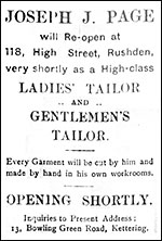 November 1924 advert
