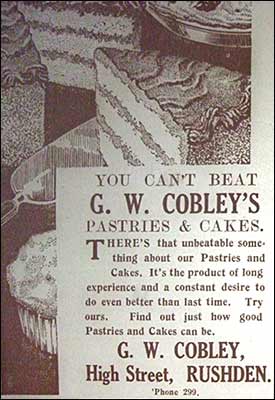 Cobley's advert 1932