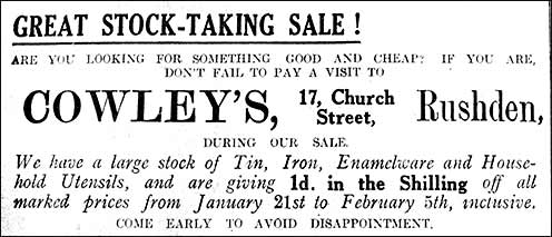 1921 advert