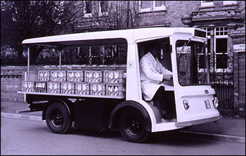Delivery was by an electric float in the 1960s
