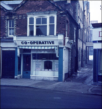 Co-op Funeral department next to Dewhurst's butchery