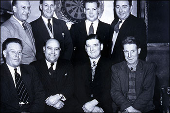 Darts team in 1960