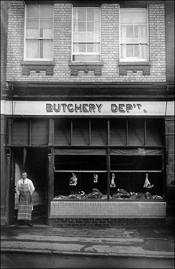 High Street South butchery department