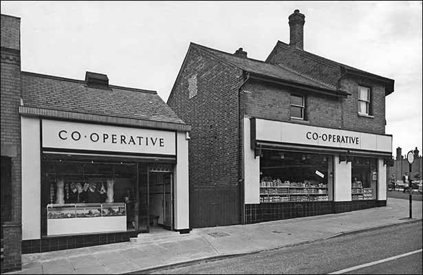 The new shop fronts in 1957