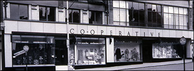 The Drapery department store in 1955