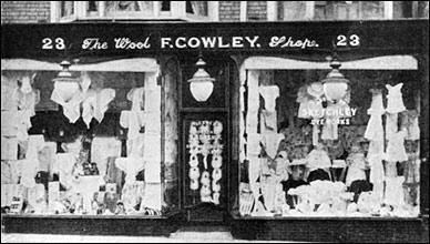 The drapery shop in High Street