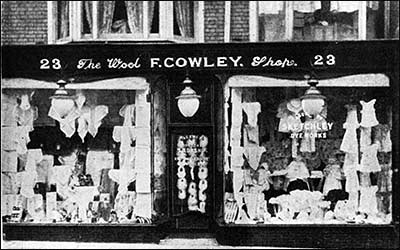 F Cowley's shop