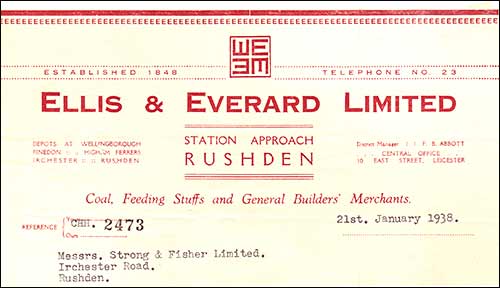 A 1938 letterhead