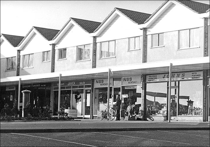Grangeway shops in the 1970s