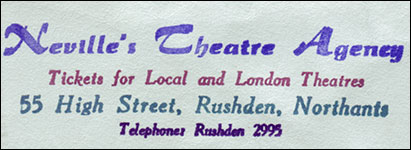 Theatre Booking agency envelope