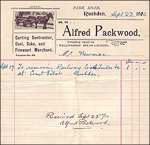 1910 invoice