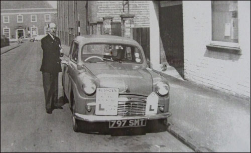Photograph of Frank West instructor at Palace Motors