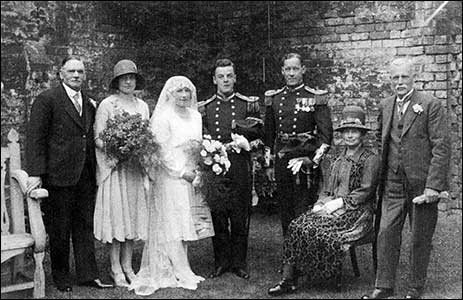 Edna & William's wedding 1929