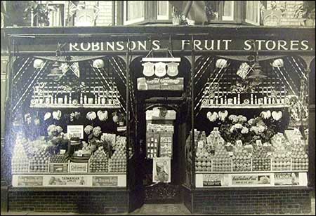 The fruit shop run by his brother