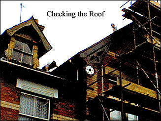 checking the roof