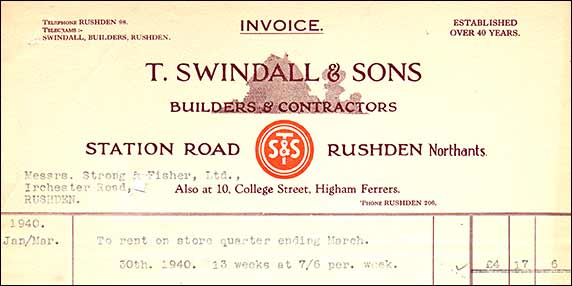 1940 invoice