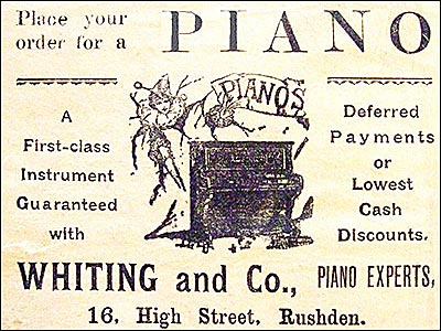 Whiting's advert