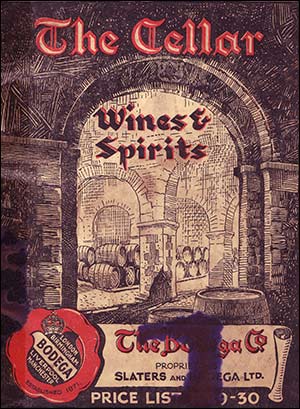 Wine catalogue 1930