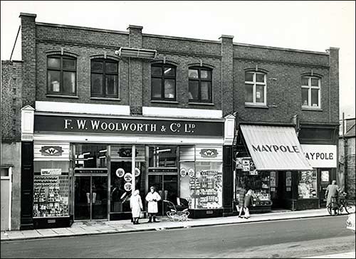 Maypole and Woolworths c1955