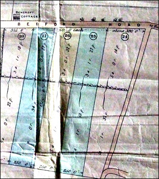 plan showing 5 Bencroft Cottages