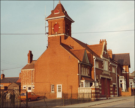 A picture of Rushden Fire Station built in 1902