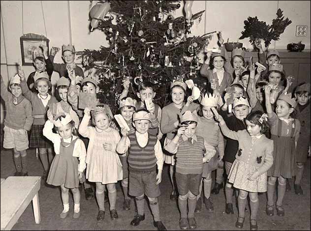 Alfred Street Infant School Christmas 1951