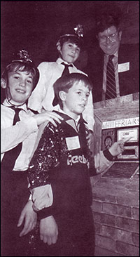 Photograph of children performing in the play.