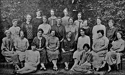 Adult School ladies choir 1920s
