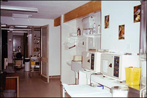 The treatment room for minor ailments & routine tests