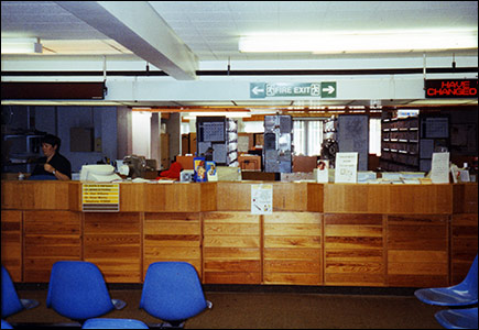 reception desk